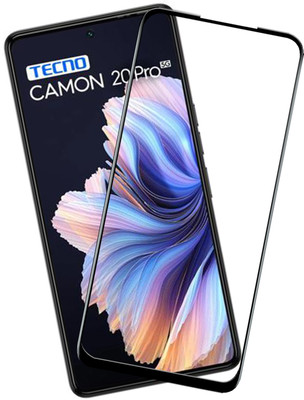 VAlight Edge To Edge Tempered Glass for Tecno Camon 20 Pro, tecno camon 20 pro 5g, Tecno Camon 20 Pro 5G(Pack of 1)