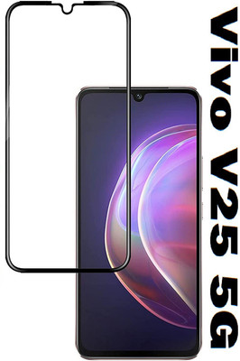 ASVALBUY Edge To Edge Tempered Glass for Vivo V25 5G(Pack of 1)