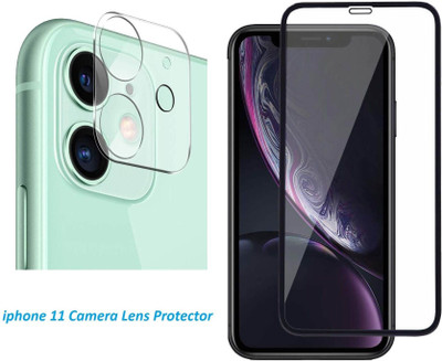 mFoniscie Edge To Edge Tempered Glass for Apple iPhone 11, Apple iPhone 11 Camera Lens Protector(Pack of 1)