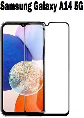 ASVALBUY Edge To Edge Tempered Glass for SAMSUNG Galaxy A14 5G(Pack of 1)