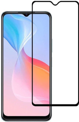 DMJHP Edge To Edge Tempered Glass for Vivo Y12s(Pack of 1)