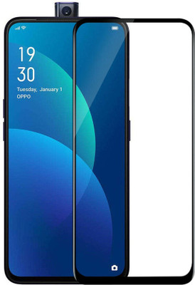 DMJHP Edge To Edge Tempered Glass for Realme X(Pack of 1)