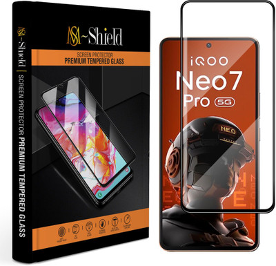 MS-Shield Edge To Edge Tempered Glass for iQOO Neo 7 Pro 5G(Pack of 1)
