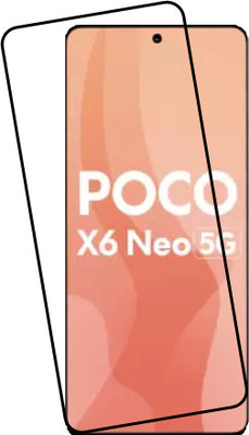 SMARTCASE Edge To Edge Tempered Glass for POCO X6 Neo 5G(Pack of 1)