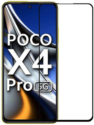 EITANSHA CREATION Edge To Edge Tempered Glass for Poco X4 Pro 5G, Poco F4 GT 5G, Poco F4 5G(Pack of 1)