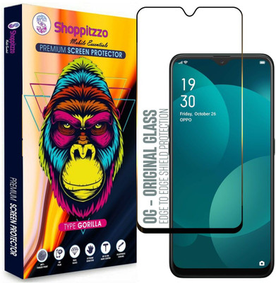 Shoppitzzo Edge To Edge Tempered Glass for Oppo F11/Oppo A9 (6.5 Inch)**NeoShield**Millitary Grade-Anti Explosion-Tempered Glass/Full Screen Coverage-Edge to Edge/9H Hardness/With Easy Installation Kit(Pack of 1)
