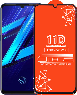 Roxel Edge To Edge Tempered Glass for Vivo Z1X(Pack of 1)