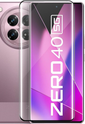 NKCASE Edge To Edge Tempered Glass for Infinix Zero 40 5G, (UV)(Pack of 1)