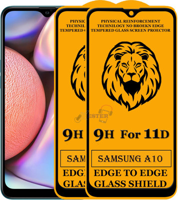 Xester Edge To Edge Tempered Glass for Samsung Galaxy A10(Pack of 2)
