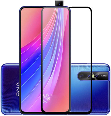 RCHJV Edge To Edge Tempered Glass for vivo V15 Pro(Pack of 1)
