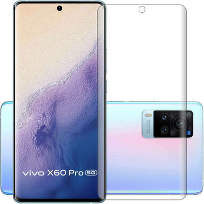 EASYBIZZ Edge To Edge Tempered Glass for Vivo X60 Pro 5G(Pack of 1)