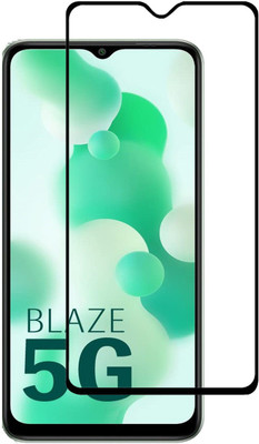 SNMART Edge To Edge Tempered Glass for Lava Blaze 5G(Pack of 1)