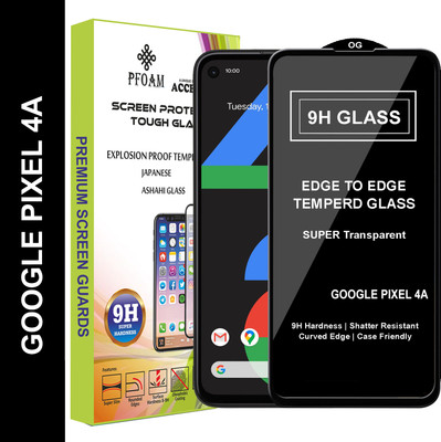 PFOAM Edge To Edge Tempered Glass for GOOGLE PIXEL 4A(Pack of 1)