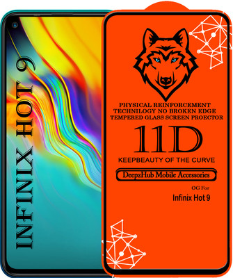 CRodible Edge To Edge Tempered Glass for Infinix Hot 9(Pack of 1)