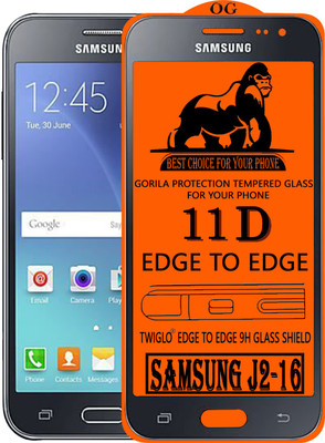 TWIGLO Edge To Edge Tempered Glass for SAMSUNG J2-16(Pack of 1)