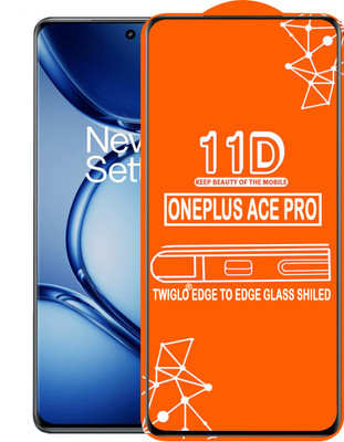 TWIGLO Edge To Edge Tempered Glass for ONEPLUS ACE PRO(Pack of 1)