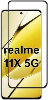 VISHZONE Edge To Edge Tempered Glass for realme 11x 5G(Pack of 1)