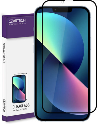 CZARTECH Edge To Edge Tempered Glass for Apple iPhone 13, Apple iPhone 14, Apple iPhone 13 Pro(Pack of 1)