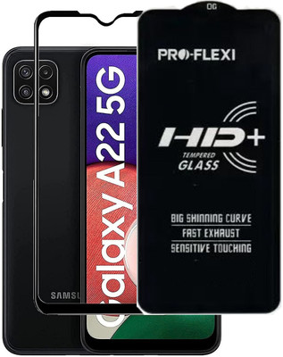 SM Styles Edge To Edge Tempered Glass for Samsung Galaxy A22 5G/Samsung A22 5G(Pack of 1)