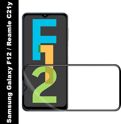 Flipkart SmartBuy Edge To Edge Tempered Glass for Samsung Galaxy F12, Realme C21Y(Pack of 1)