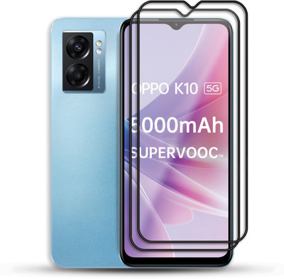 PROACCS Edge To Edge Tempered Glass for OPPO K10 5G(Pack of 2)