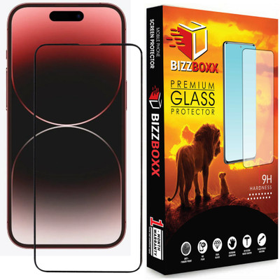 BizzBoxx Edge To Edge Tempered Glass for Apple iPhone 15 Pro, iPhone 15 Pro(Pack of 1)