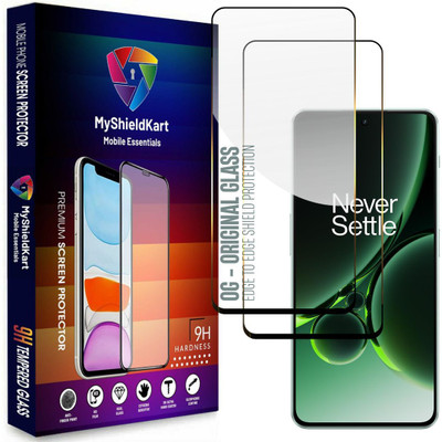MyShieldKart Edge To Edge Tempered Glass for OnePlus Nord 3 5G (6.74 Inch)**NeoShield**Millitary Grade-Anti Explosion-Tempered Glass/Full Screen Coverage-Edge to Edge/9H Hardness/With Easy Installation Kit(Pack of 2)