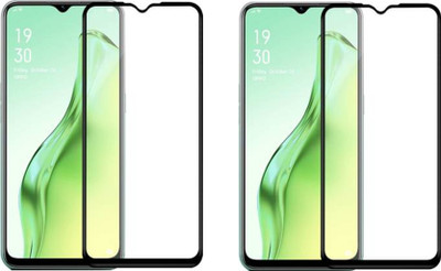 DMJHP Edge To Edge Tempered Glass for Oppo A31(Pack of 2)