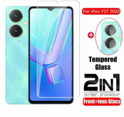 Olonga Edge To Edge Tempered Glass for VIVO Y27(Pack of 1)