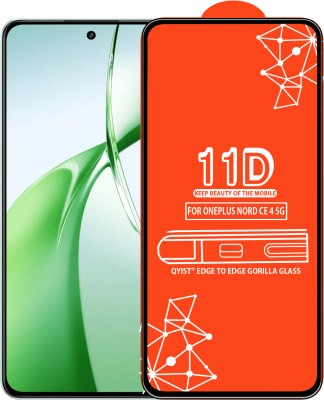 Qyist Edge To Edge Tempered Glass for Oneplus Nord Ce 4 5G(Pack of 1)