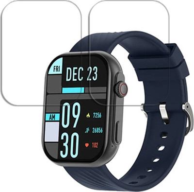 SOMTONE Edge To Edge Tempered Glass for 2 Inch Waterproof Smartwatch 2023 SMARTWATCH SCREEN GUARD(Pack of 2)