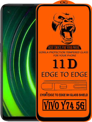 CYOR Edge To Edge Tempered Glass for VIVO Y74 5G(Pack of 1)