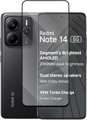 Flipkart SmartBuy Edge To Edge Tempered Glass for Redmi Note 14 5G(Pack of 1)
