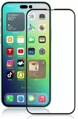 LIKEDESIGN Edge To Edge Tempered Glass for APPLE iPhone 15 Pro, iPhone 15 Pro(Pack of 1)