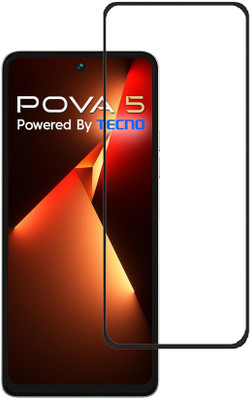 SPRITZEN Edge To Edge Tempered Glass for Tecno Pova 5(Pack of 1)