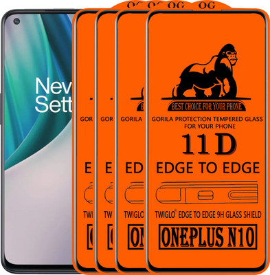 TWIGLO Edge To Edge Tempered Glass for ONEPLUS N10(Pack of 4)