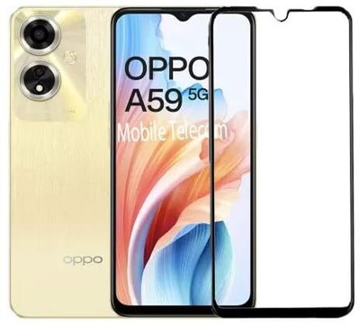 AB PRIME Tempered Glass Guard for OPPO A59 5G(Pack of 1)