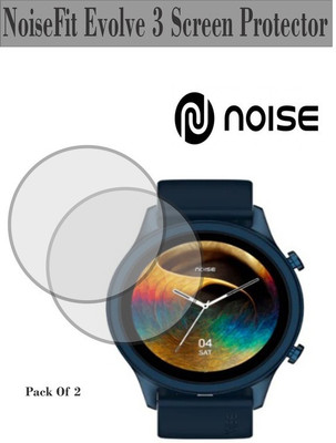 RapTag Edge To Edge Tempered Glass for Aii NoiseFit Evolve 3 [Anti Scratch](Pack of 2)