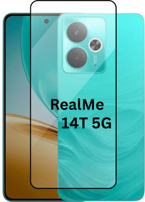 KWINE CASE Edge To Edge Tempered Glass for RealMe 14T 5G(Pack of 1)