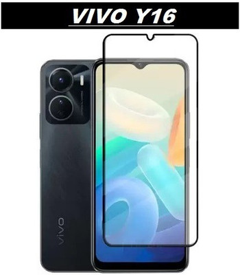 AKSHUD Edge To Edge Tempered Glass for Vivo Y16(Pack of 1)