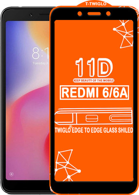 TWIGLO Edge To Edge Tempered Glass for Mi Redmi 6(Pack of 1)