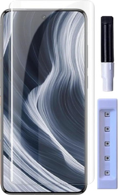 mobinix Edge To Edge Tempered Glass for Vivo X200 Pro 5G, Full Adhesive UV Curved Screen Guard, Case Friendly with installation kit & Guide(Pack of 1)