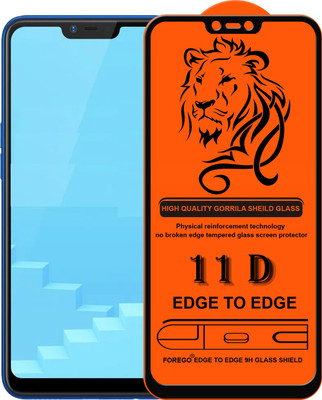 Forego Edge To Edge Tempered Glass for Realme C1(Pack of 1)