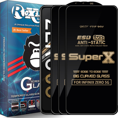 Roxel Edge To Edge Tempered Glass for INFINIX ZERO 5G(Pack of 3)