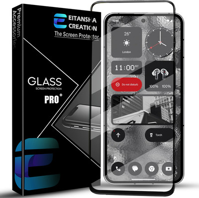 EITANSHA CREATION Edge To Edge Tempered Glass for Nothing Phone 2(Pack of 1)