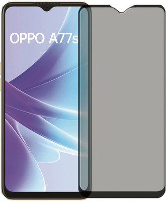 GLOBAL NOMAD Edge To Edge Tempered Glass for OPPO A77s(Pack of 1)