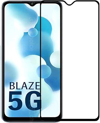 SNMART Edge To Edge Tempered Glass for Lava Blaze 5G(Pack of 1)