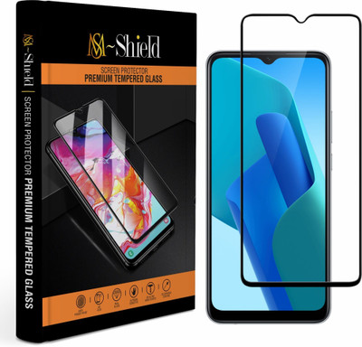 MS-Shield Edge To Edge Tempered Glass for OPPO A16e(Pack of 1)