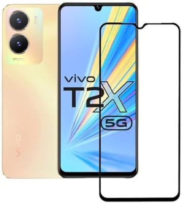 O2MG Edge To Edge Tempered Glass for vivo T2x 5G, vivo T2x(Pack of 1)