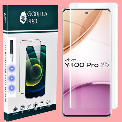 GORILLA PRO Edge To Edge Tempered Glass for Vivo Y400 Pro 5G(Pack of 1)